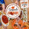 Graduation Party Supplies Kit Serves 50 - Graduation Party Orange Class of 2025 Tableware, Disposable Dinner Plates, Dessert Plates, and Napkins for Congrats Grad Party Decorations